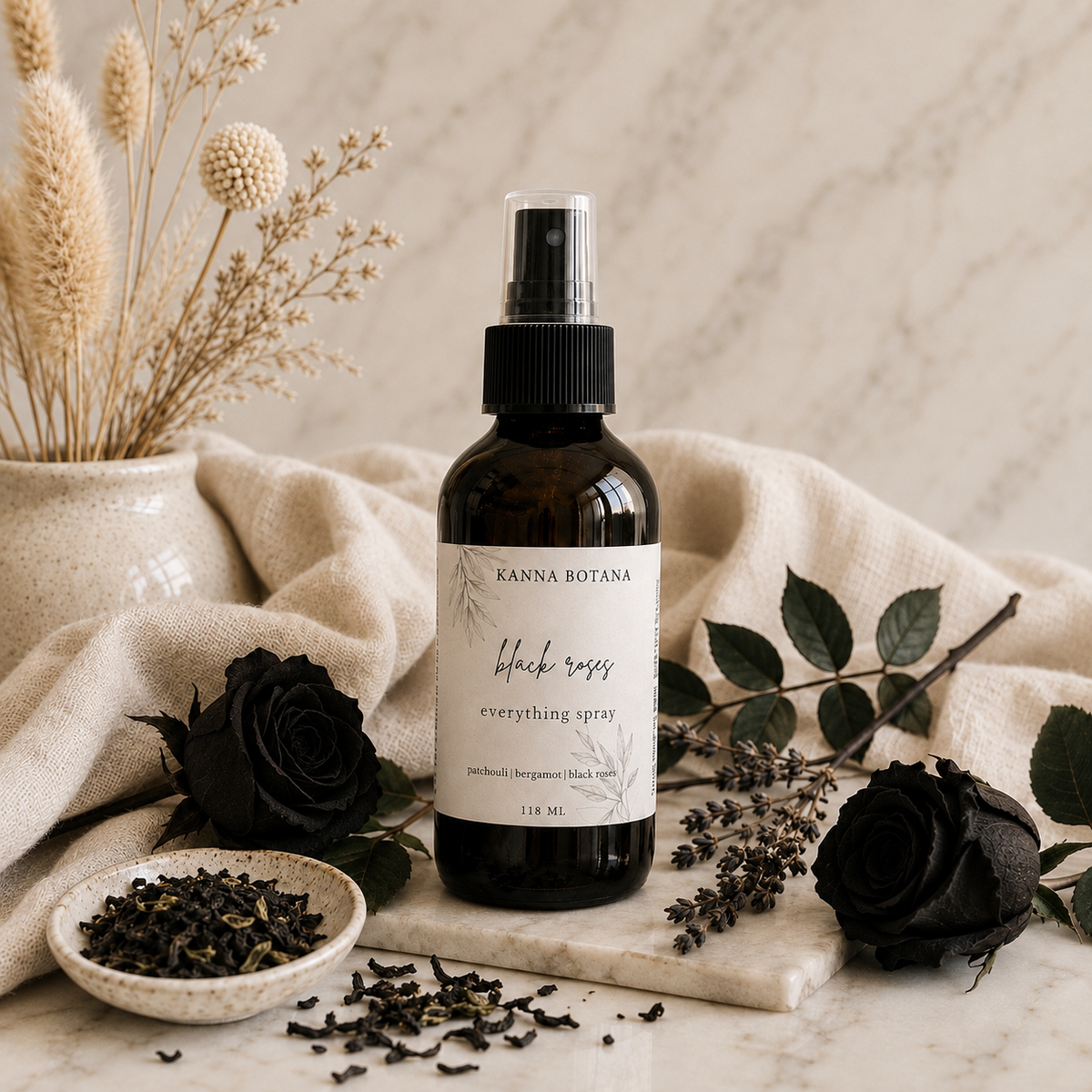 Black Roses Everything Spray