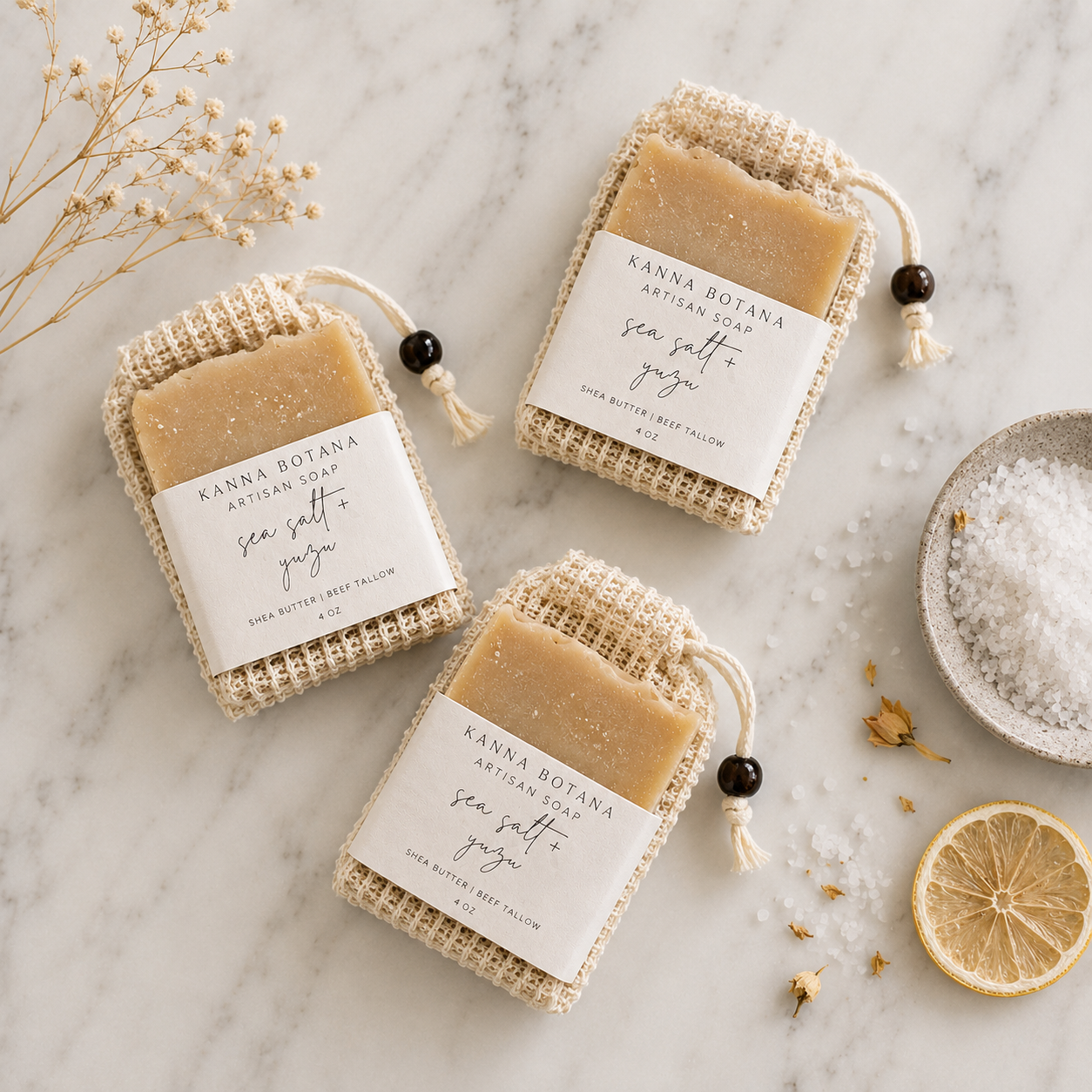 Sea Salt + Yuzu Artisan Soap
