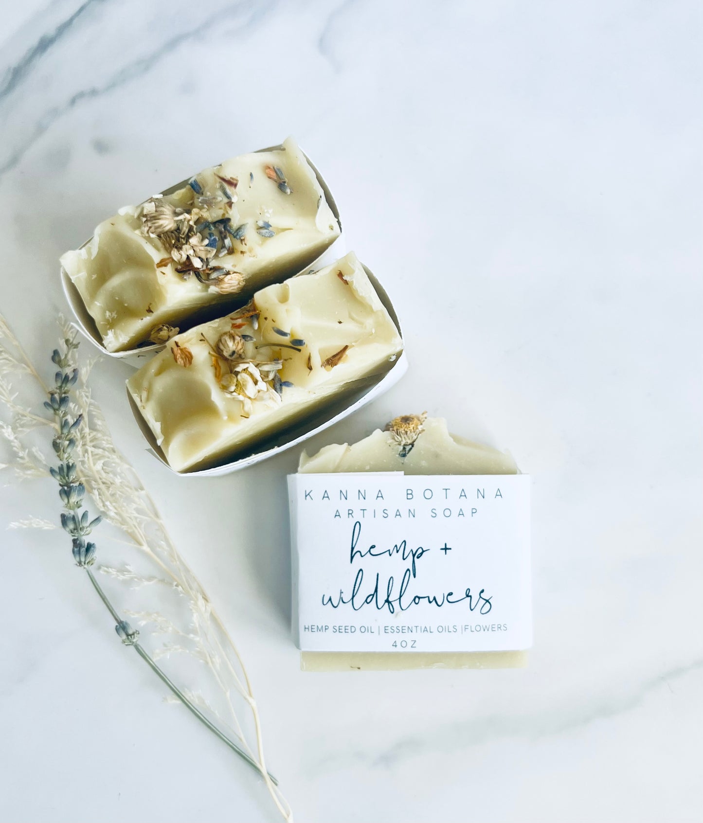 Hemp + Wildflower Artisan Soap