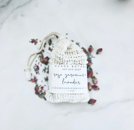 Rose Geranium + Lavender Soap