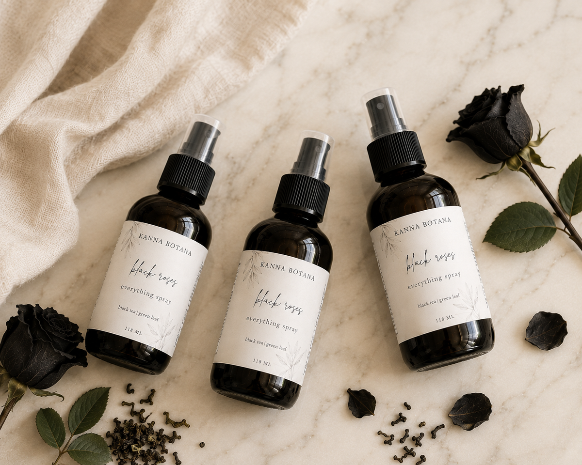 Black Roses Everything Spray