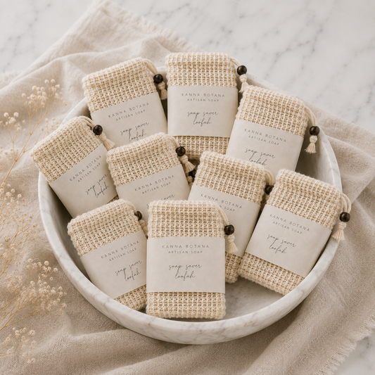 Exfoliating Bar Soap Loofah