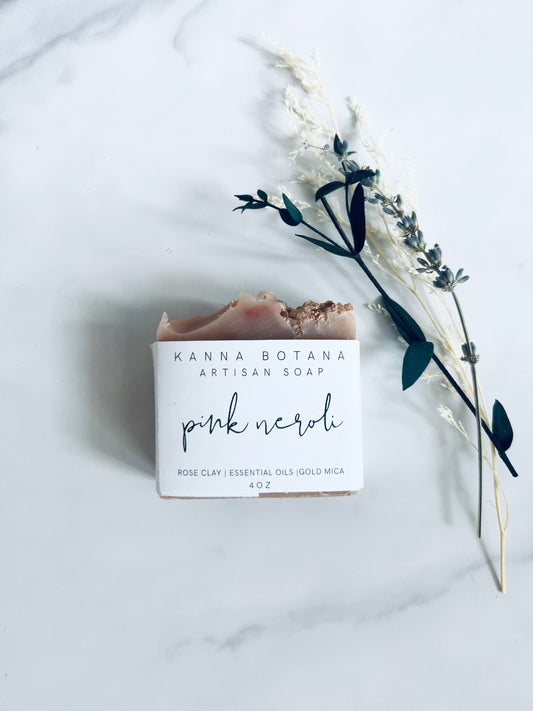 cold process artisan soap rose clay hemp seed oil