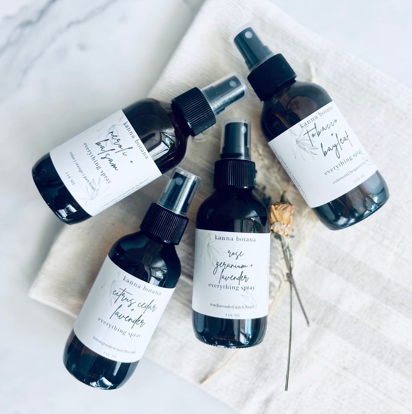 Natural and vegan  body and room Spray