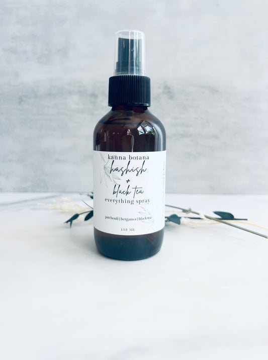 Hashish and Black Tea body and room Spray