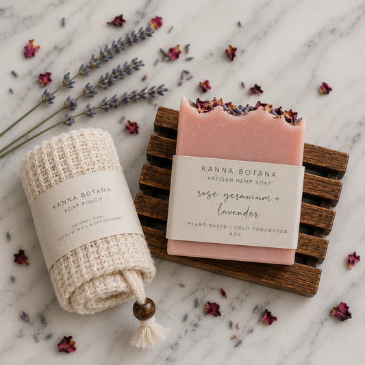 Rose Geranium + Lavender Soap
